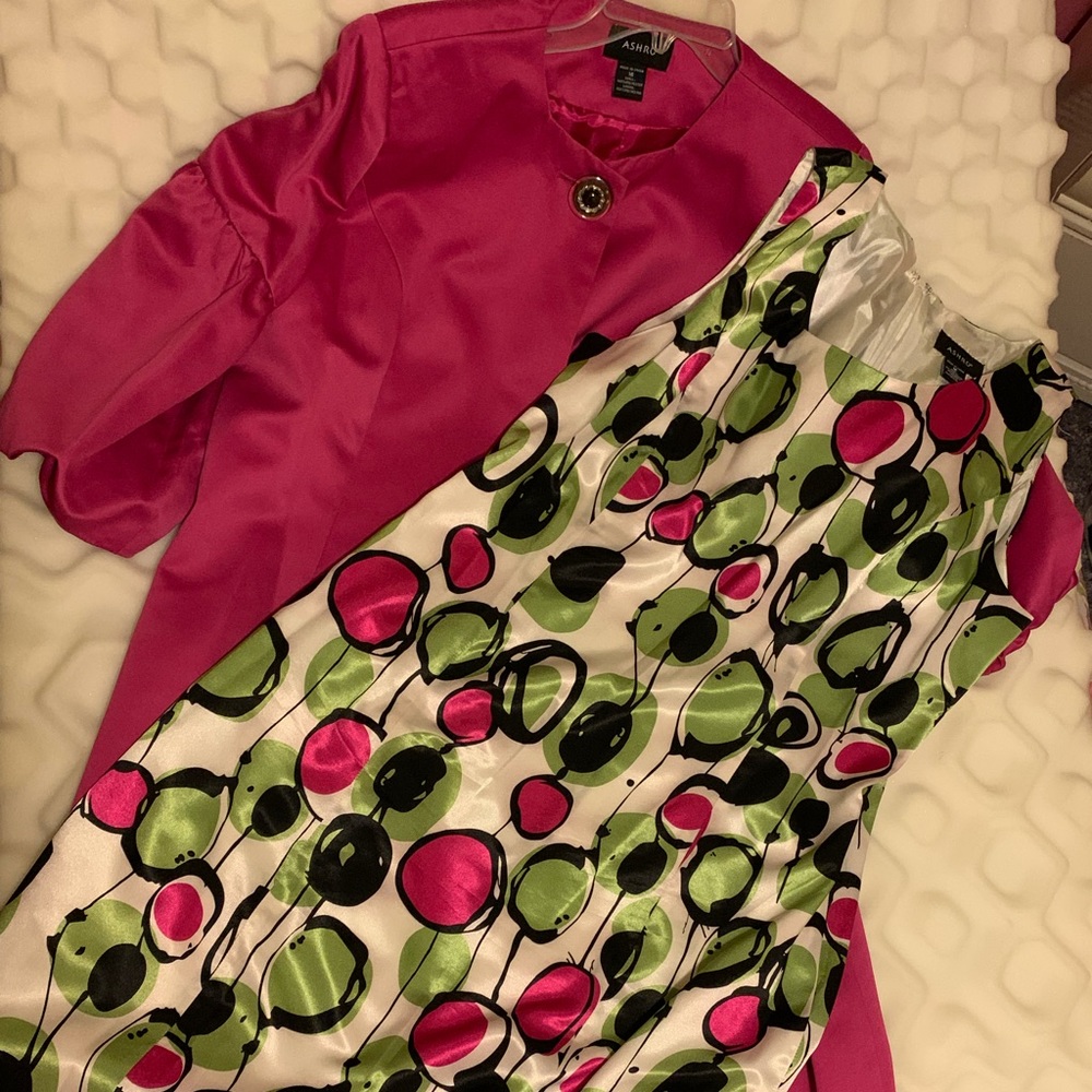One button jacket dress